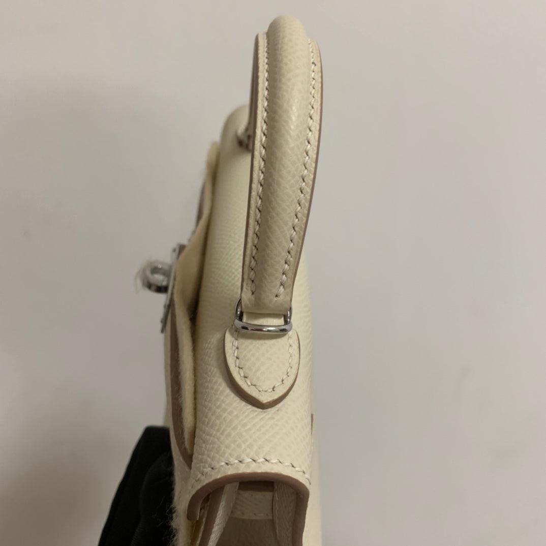 Mini Kaili Epsom Leather Bag Off White 19 - Stellar Real
