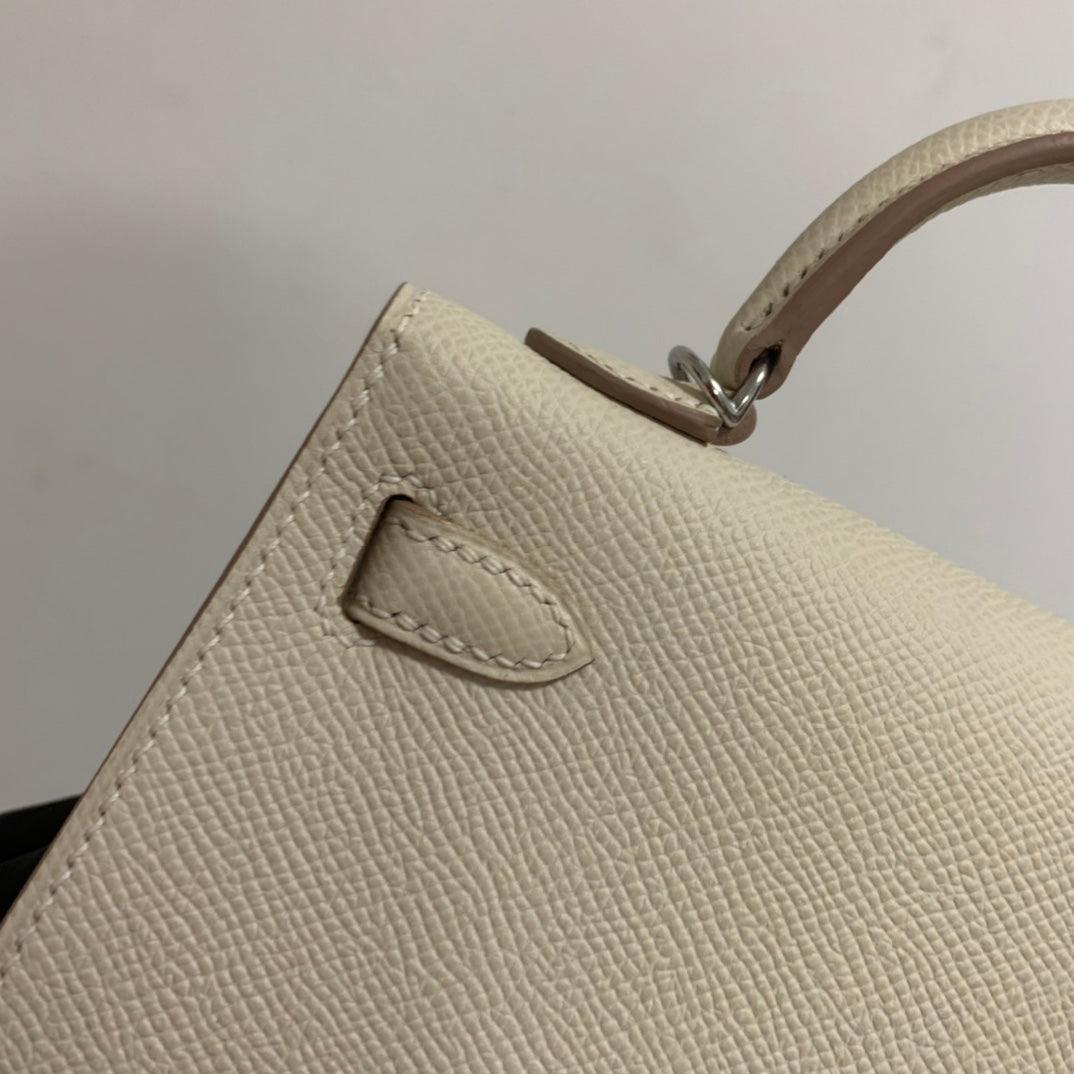 Mini Kaili Epsom Leather Bag Off White 19 - Stellar Real