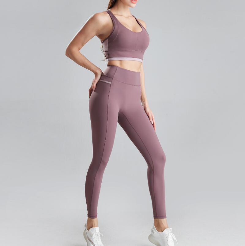 Knitting Hips Stretch Fitness Sports Yoga 2 Piece Set - Stellar Real