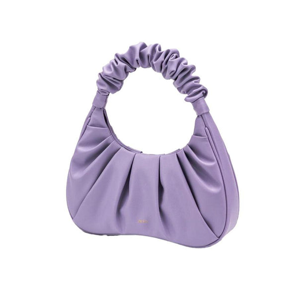 NEW JW PEI Purple Gabbi Ruched Vegan Leather Hobo Handbag Shoulder Bag - Stellar Real