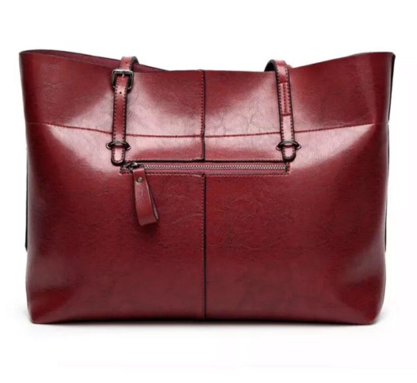 Jane Leather Tote Bag - Stellarreal
