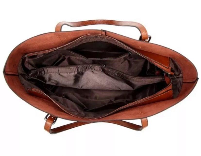 Jane Leather Tote Bag - Stellarreal