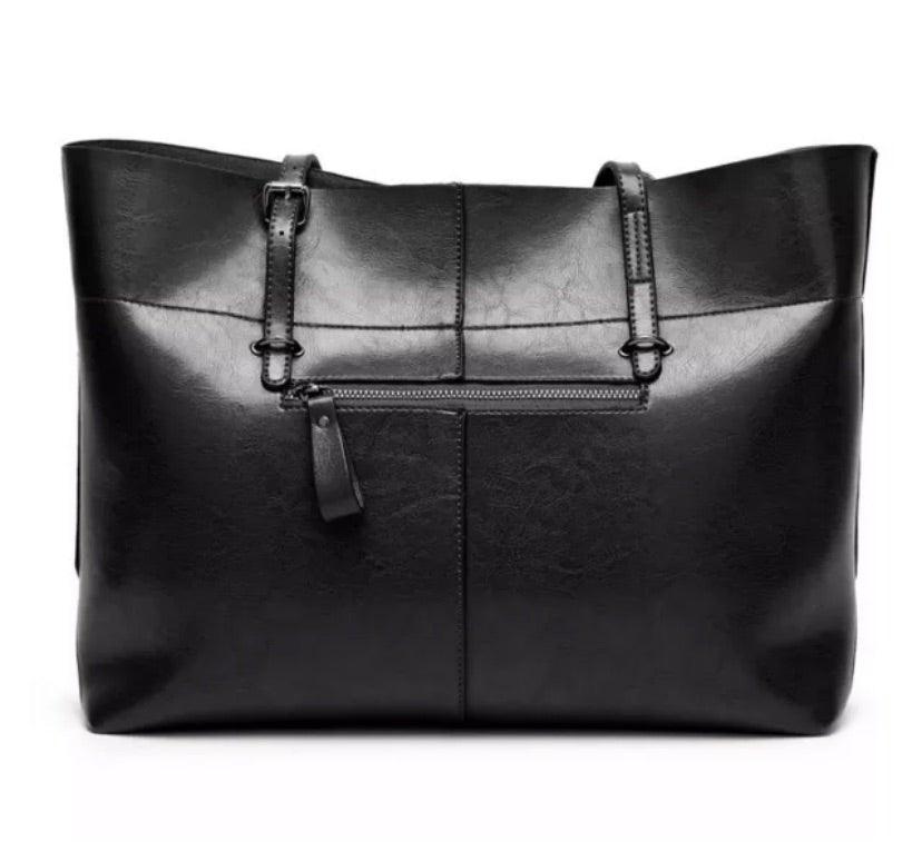 Jane Leather Tote Bag - Stellarreal