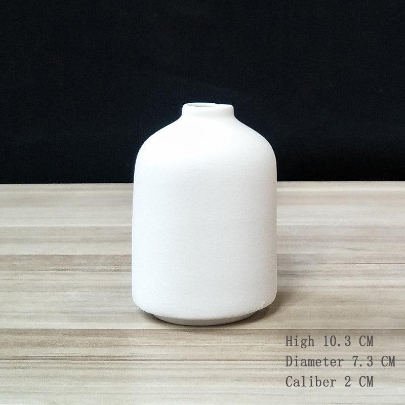 Nordic Handicraft Retro Frosted Ceramic Vase