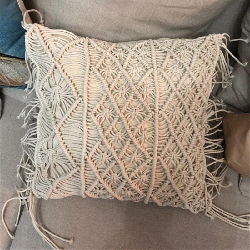 Nordic Knitted Tassel Crocheted Decorative Pillows - Stellar Real