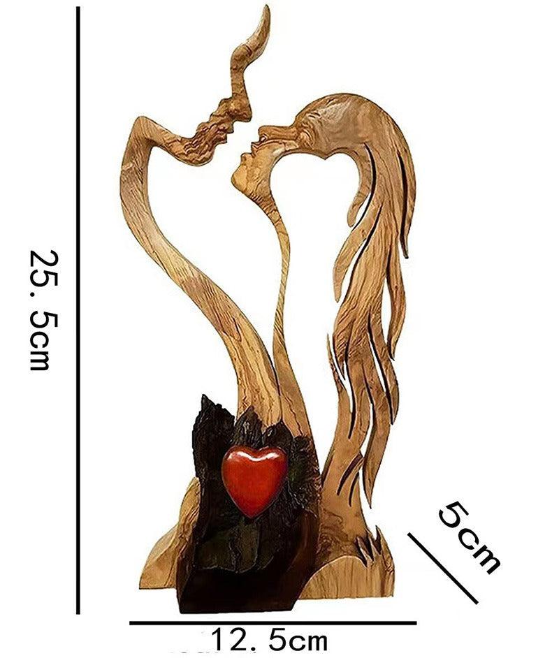 Lovers Wooden Love Gift Ornaments - Stellar Real