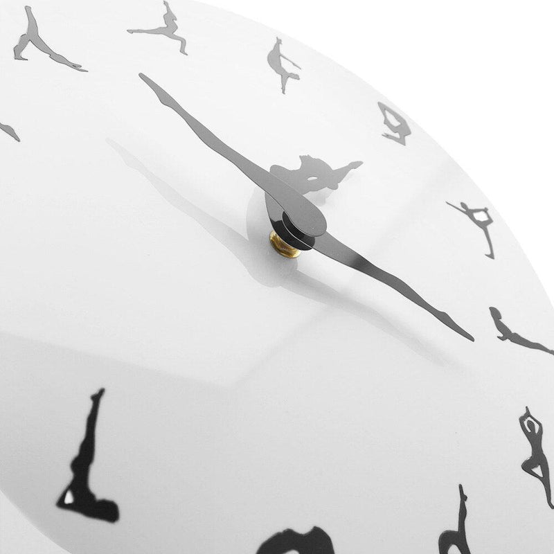 Yoga Postures Wall Clock Modern Clock Watch - Stellar Real