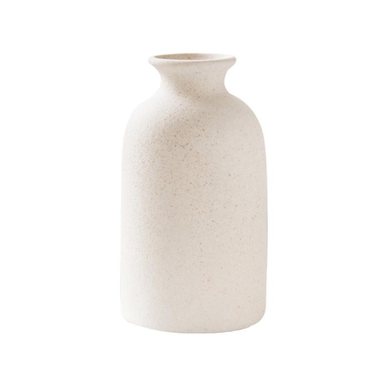 Nordic Handicraft Retro Frosted Ceramic Vase - Stellar Real