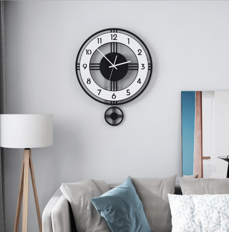 Acrylic Clock Pendulum Modern Design Clock Creative Quartz - Stellar Real