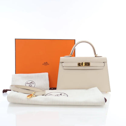 French Epsom Mini Kelly Bag