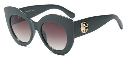Oversize Cat Eye Sunglasses Ladies Pink Sun Glasses UV400