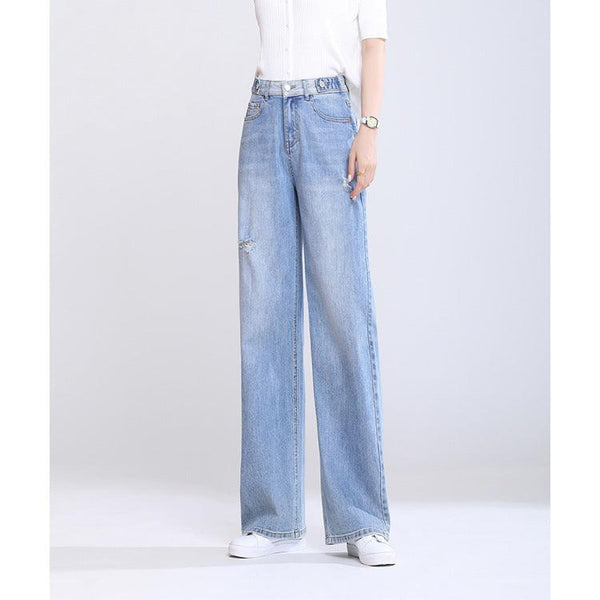 Super Wide Leg Jeans Loose High Waist - Stellar Real