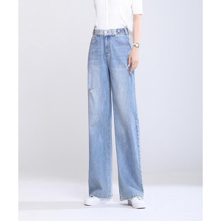 Super Wide Leg Jeans Loose High Waist - Stellar Real