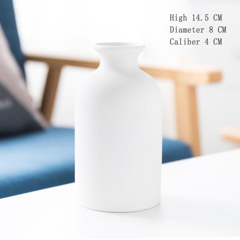 Nordic Handicraft Retro Frosted Ceramic Vase - Stellar Real
