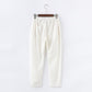 Cotton Linen Sweatpants Casual Harem Trousers