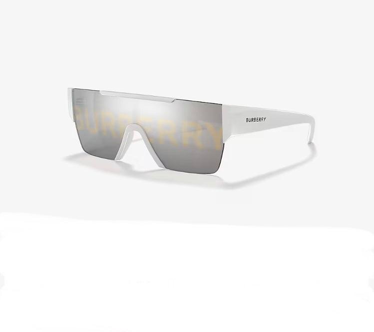 Burberry White Grey Tam Silver BE-4291 Sunglasses - Stellar Real