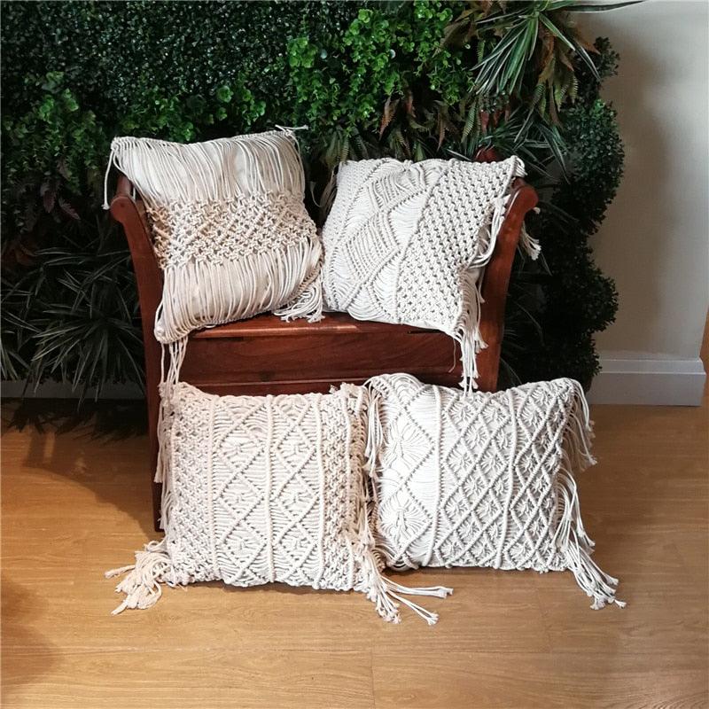 Nordic Knitted Tassel Crocheted Decorative Pillows - Stellar Real