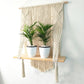 Macrame Plant Hanger Shelf Rope