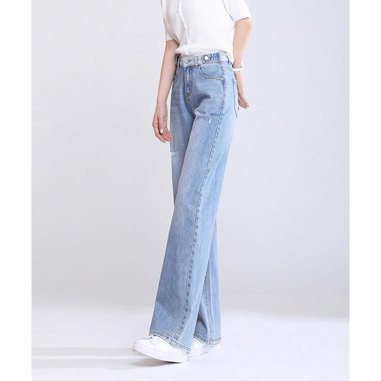 Super Wide Leg Jeans Loose High Waist - Stellar Real