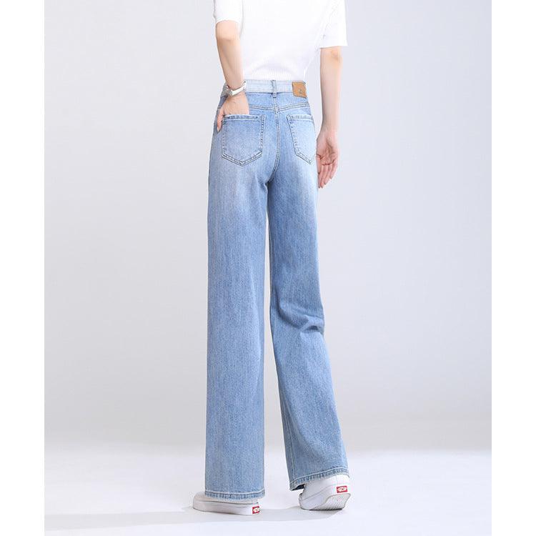 Super Wide Leg Jeans Loose High Waist - Stellar Real