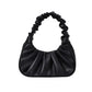 Women Hobo Pleated Tote Bag Candy Color Underarm Bag Small Handbag And Purses Shoulder Bag