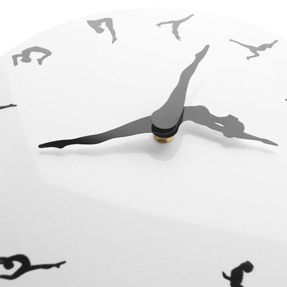 Yoga Postures Wall Clock Modern Clock Watch - Stellar Real