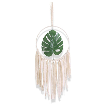 Iron Ring Leaves Dream Catcher Wall Hanging Wall Decoration
