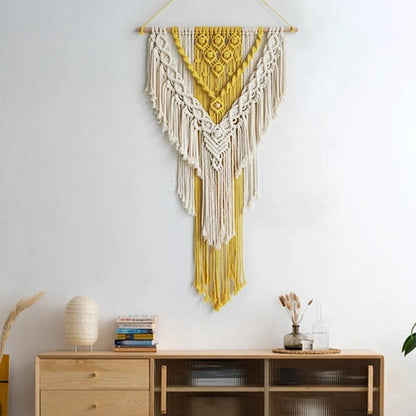 Nordic Macrame Wall Hanging Handmade Tapestry - Stellar Real