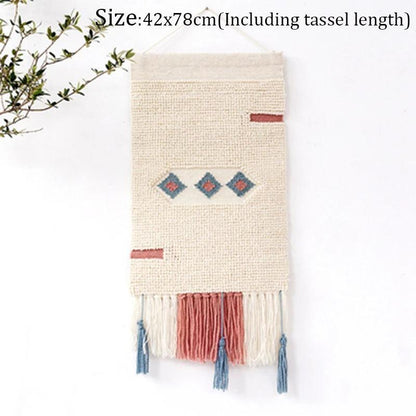 Hand Woven Tufted Macrame Tassel Tapestries - Stellar Real