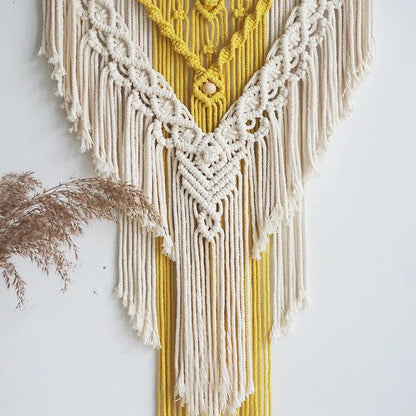 Nordic Macrame Wall Hanging Handmade Tapestry - Stellar Real