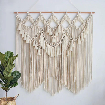 Bohemian Tapestry Chic Art Woven Macrame - Stellar Real