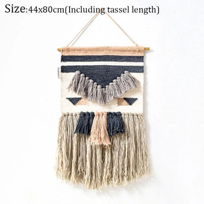 Hand Woven Tufted Macrame Tassel Tapestries - Stellar Real