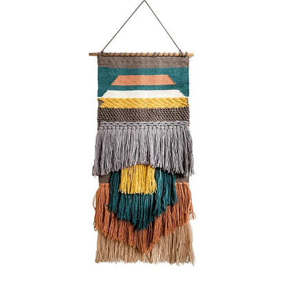 Hand Woven Tufted Macrame Tassel Tapestries - Stellar Real