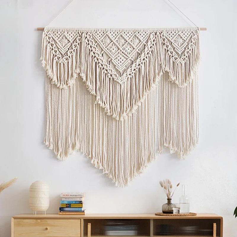 Bohemian Tapestry Chic Art Woven Macrame - Stellar Real