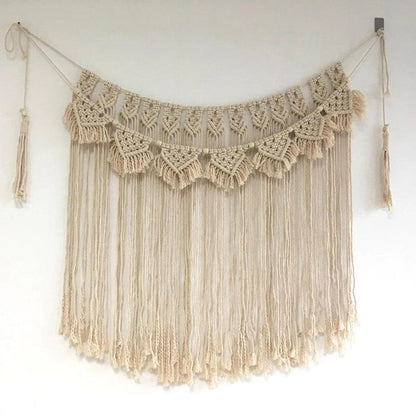 Macrame Tapestry Wall Hanging Bohemian Chic Woven Wall Tapestry - Stellar Real