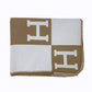 H Throw Blanket Warm Wool Cashmere Thick Knitted Blankets Yoga Sofa