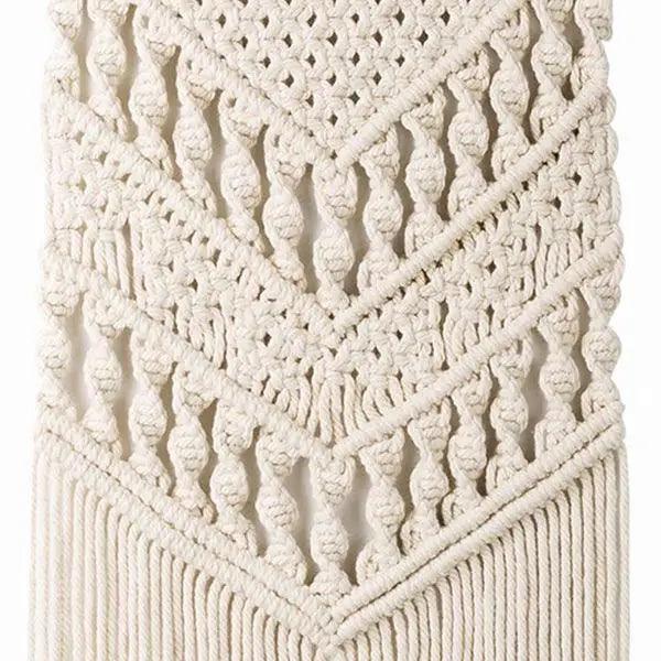 Macrame Woven Wall Hanging Boho Geometric Art Decor - Stellar Real