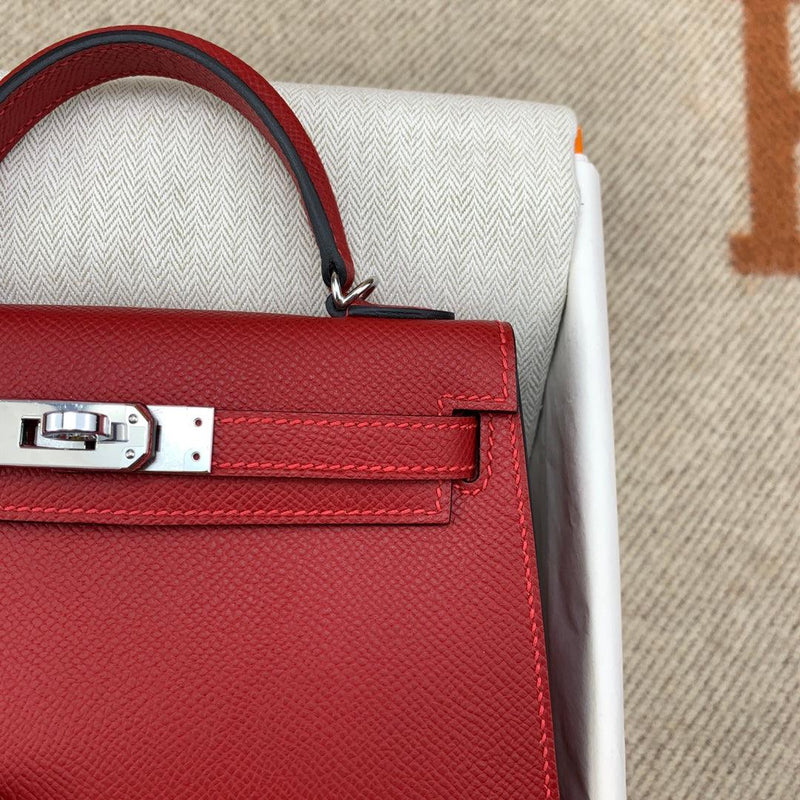 Mini Kaili Leather Red Bag 19 - Stellar Real