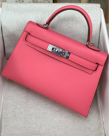 Mini Kaili Leather Fushcia Pink Bag 19 - Stellar Real