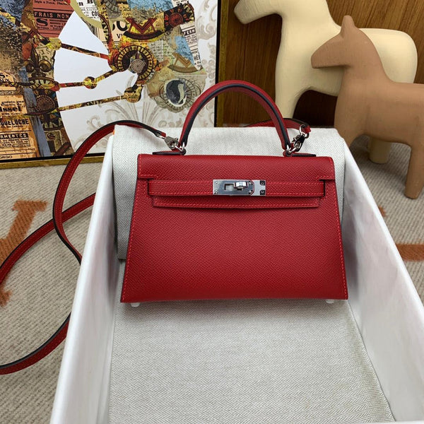 Mini Kaili Leather Red Bag 19 - Stellar Real