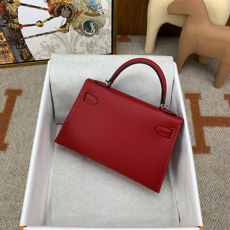 Mini Kaili Leather Red Bag 19 - Stellar Real