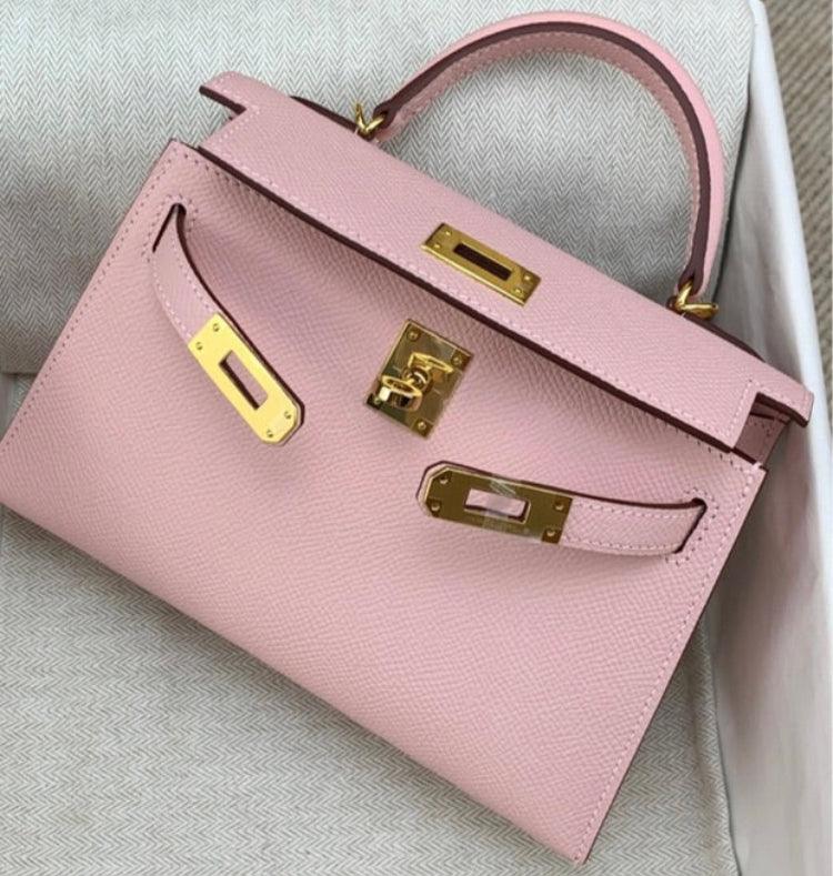 Mini Kaili Leather Pink Bag 19 - Stellar Real