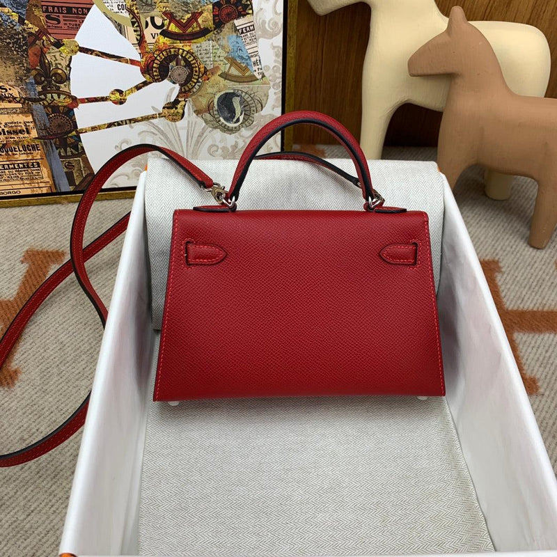 Mini Kaili Leather Red Bag 19 - Stellar Real