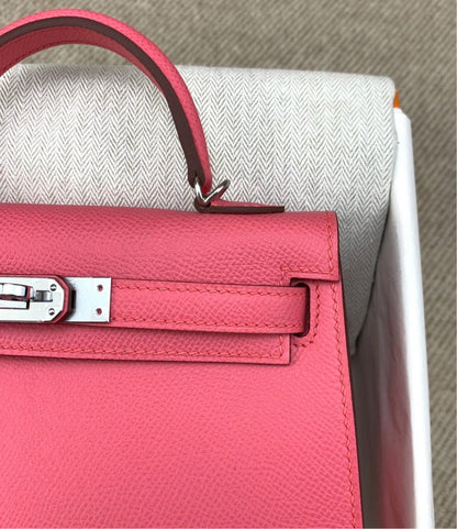 Mini Kaili Leather Fushcia Pink Bag 19 - Stellar Real