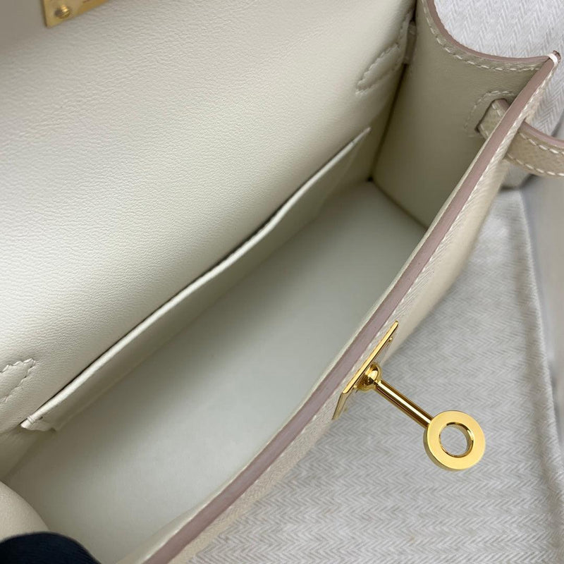 Mini Kaili Epsom Leather Bag Off White 19 - Stellar Real