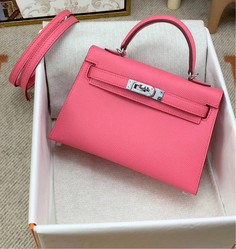 Mini Kaili Leather Fushcia Pink Bag 19 - Stellar Real