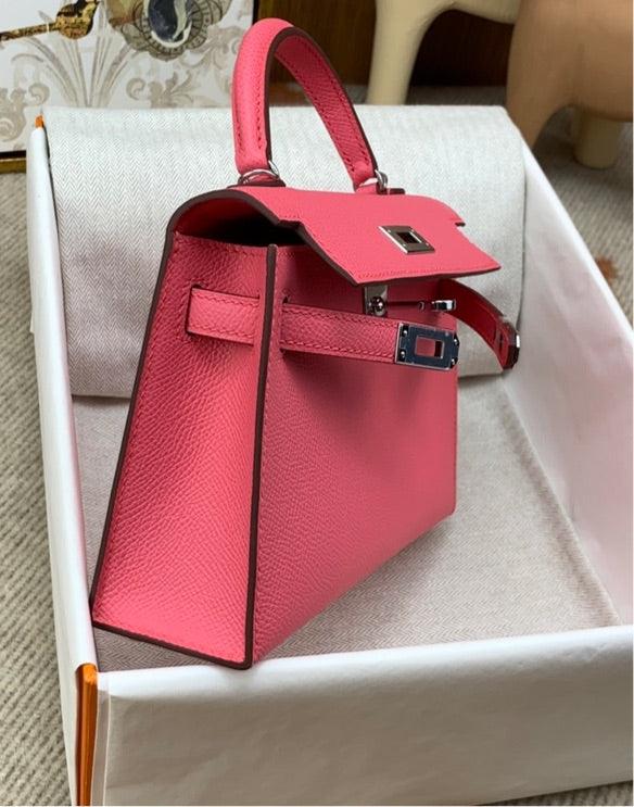 Mini Kaili Leather Fushcia Pink Bag 19 - Stellar Real
