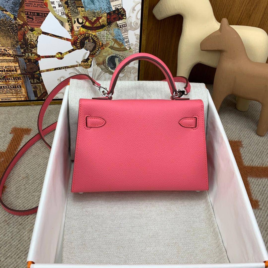 Mini Kaili Leather Fushcia Pink Bag 19 - Stellar Real