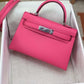 Mini Kaili Leather Fushcia Pink Bag 19