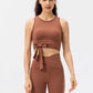 Feel Like Skin Crisscross Waist Biker Shorts